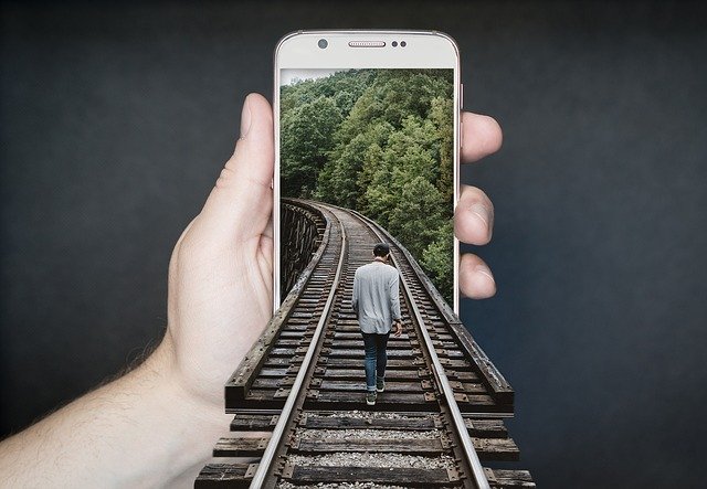 manipulace se smartphonem